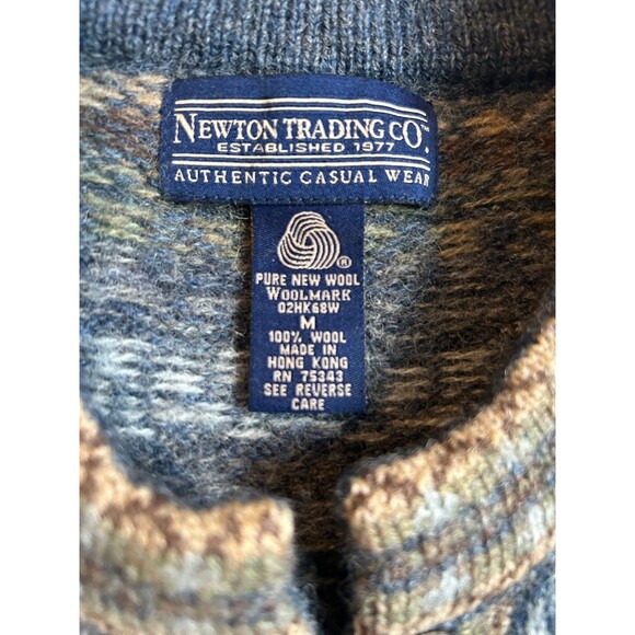 Newton Trading Company Wool Cardigan Sweater Size M - Picture 5 of 7